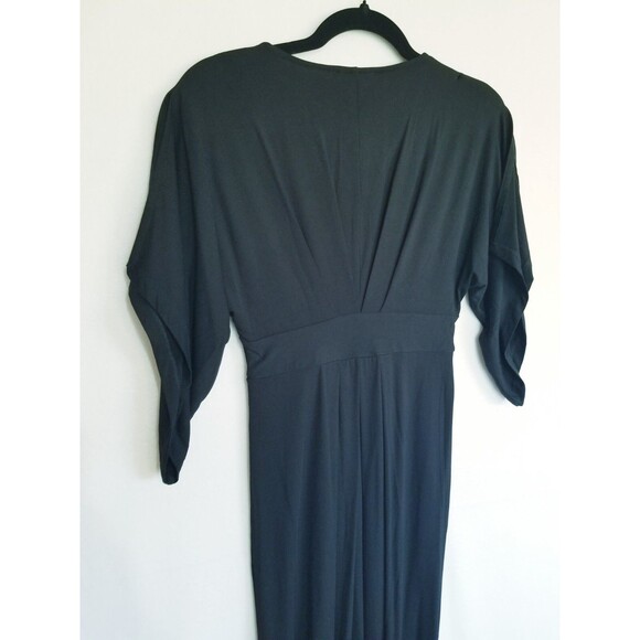 Ingrid & Isabel Navy Flutter Short Sleeve Maxi Maternity Empire Waist Dress XS - Picture 10 of 13